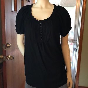 Faded glory large black shirt